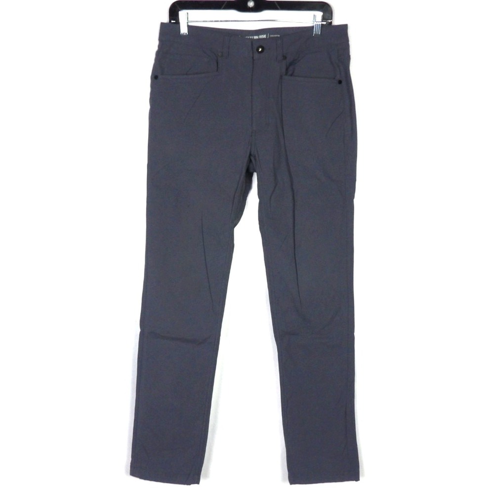 Western Rise Gray Nylon Stretch AT‎ SLIM Pants Outdoor Hiking Men's 31 x 32